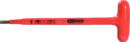 KS Tools 117.1677 Isolierter T-Griff-Stiftschlüssel, 5x120mm