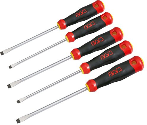 SAM Outillage T-MJ5 Jeu de 5 tournevis S1 fente haute performance