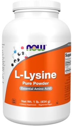NOW Foods L-Lysine 100 % Pure Powder 454g