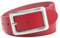 INVIDA Damen Gürtel JOYCE in ROT mit großer Schließe 4cm Breite 100cm Bundweite