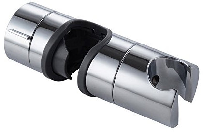 Shower Head Bracket, Universal 360 Rotate Adjustable Hand Shower Rail Head Bracket Slider 18-25MM O.D.for Slide Bar Shower Holder Replacement Hand Shower, ABS Chrome Plated