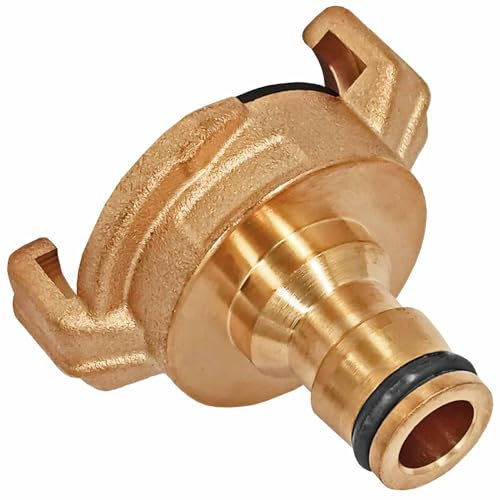 Schnellkupplung aus Messing für GEKA System GK - Übergang auf Steckkupplung Stecker für Gardena