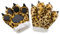 NUOBESTY Pelzige Pfoten Cosplay Leopard Klaue Handschuhe Tiere haarige H?nde pelzigen Werwolf haarige Kostüm Handschuhe Trick Requisiten für Karneval Party Favors 1pc Pfote Handschuhe