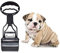 afdg Pet Pooper Scooper, Recogedor de Excrementos, Recogedor de Cacas de Perros con Mango Largo para Excrementos de Perros y Gatos (Negro)