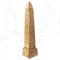 mtb more energy Deko Figur ''Ancient Obelisk'' - goldene Säule mit ägyptischen Hieroglyphen - Höhe 22 cm - Dekoration Ägypten Statue Aufsteller