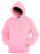 A2Z Mens Fleece Hoodie Pullover Hooded Jumper Sweatshirt - Plain Sweatshirt Baby Pink L