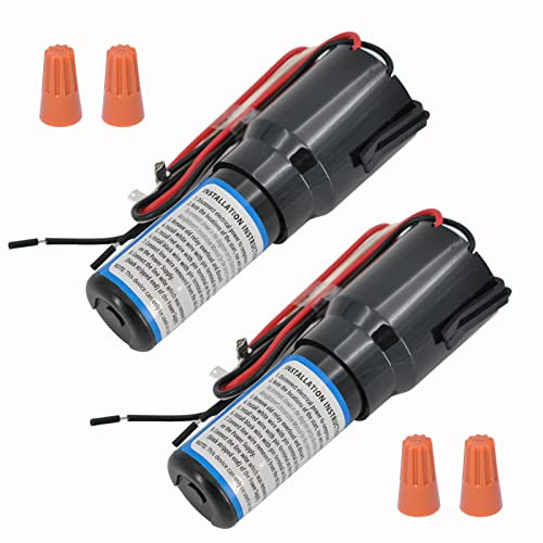 RCO410 3 in 1 Compressor Hard Start Capacitor Kit for Refrigerators & Freezers 1/4-1/3 H.P. 115VAC(2 pcs)