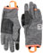 ORTOVOX Fleece Light Glove W - Leichter Fleece-Handschuh mit Smart-Finger und Leder-Handinnenseite für Skitouren - GRAU - Damen - S