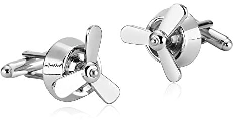 Wycian Manschettenknöpfe Herren Silber Elegant, Manschettenknöpfe Vater Der Braut Paddel Rostfreier Stahl 2.2X2.2CM für Männer Vater Freund Tuxedo Shirt