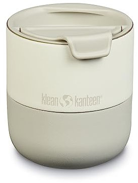 KleanKanteen RiseLowball mit Flip Lid in der Farbe: Tofu, 237ml, aus Edelstahl, auslaufsicher, 1010162