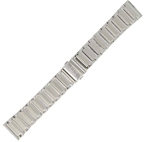 Tommy Hilfiger Uhrenarmband 21mm Metall Silber - 679001746