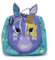 Les DEGLINGOS - Trousse de Toilette Kiprokos Le zèbre - Bébé et Enfant - Rangements astucieux - 23cm - Violet