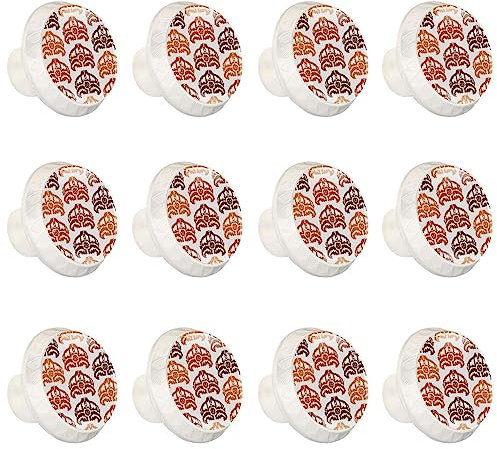 Paquete de 12 pomos para cajones, para muebles decorativos de cocina, armario, puerta, pintura especial de araña