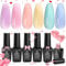 Beetles Süßigkeiten Jelly UV Gel Nagellack - 6 Farben Rosa Blau Grün Gelb Farbe Nagellack
