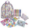 CYPBRANDS Unisex Kinder Gabby 42-teiliges Aktivitätsset im Rucksack Set Aktivitäten, bunt