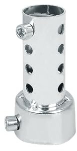 Andux Zone Silencieux d'échappement de moto 48mm Silencieux réglable universel démontable de Moto DB Killer XSQ-03 (Court, Argent)