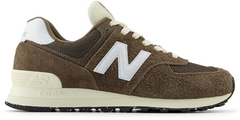 New Balance Unisex-Adult U574v1 Sneaker, Dark Mushroom/Angora, 14.5 Women/13 Men