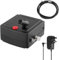 Airbrush Air Pump Kit, Portable Spray Pump Air Compressor Kit Air-Paint Control 25PSI Airbrush Tool for Painting Model Makeup Craft Art Nail Tool Set, Black