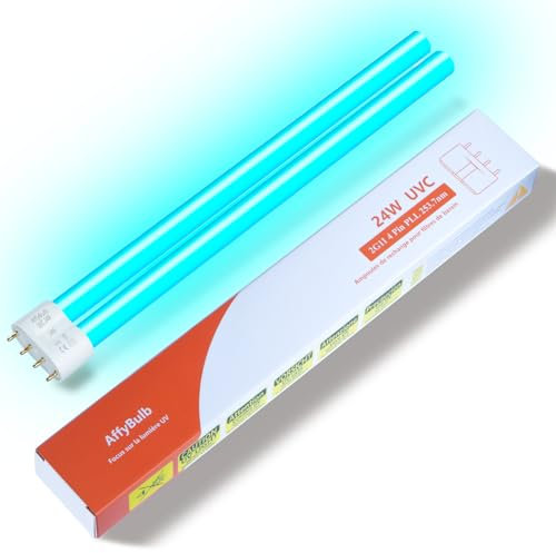 AffyBulb 24 W 2G11 PLL Ersatz-UV-Leuchtmittel, für Teich-UVC-Filter, Maschine oder Klärer