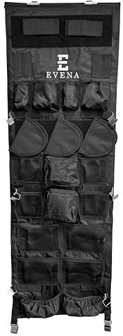 EVENA® Tür-Organizer Panel für Safe und Schrank - Verstellbar verstellbar 120 x 40 cm - Robuste und anspassbare Aufbewahrung für Outdoor Ausrüstung Zubehör und Tools