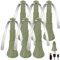 YWAQMCT Antimosche da Tavolo Ventilatore per Allontanare le Mosche, Retrattili Ventilatore Deterrente per Mosche per Uso Interno ed Esterno per Picnic, Ristoranti e Barbecue (3, Verde)