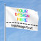 PRFELMG Individuelle Flaggen 2x3 Ft, gestalten Sie Ihr eigenes Foto/Logo/Text - Einzeldruck - Personalisierte Flagge für den Außenbereich, Dekobanner für Geburtstag und Geschäftsgeschenke