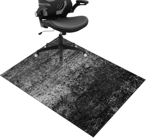 JaevKwzy Bürostuhl Unterlage Gaming Teppich Unterlage Schreibtischstuhl Schutzmatte Bürostuhl rutschfeste Bodenschutzmatte Rollmatte Bürostuhl Stuhl Unterlegmatte für Laminat Parkett 90 x 120 cm
