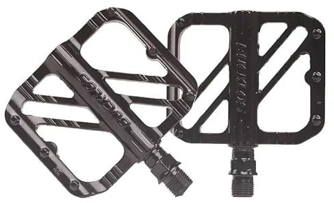WANGZEYU MTB Pedale Fahrradpedale MTB Rennrad Flache Pedalplattform Rutschfestes Lager Mountainbike Kontaktplattformpedale Fahrradteile Fahrradpedale(Black Pedal)