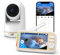 MYPIN 5 Baby Monitor, 720P Baby Camera Monitor, Baby Monitor with Camera and Night Vision, App, PTZ, Music Control, Voice Activation, Two-way Talk, Noise Reduction, Work with iOS, Android