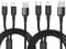ONGAHON Multi Charging Cable 1M/2Pack MFi Certifed 2 In 1 Lightning & Type C Multi Head Charger Cord 66W Max Fast Charge Compatible with All Type C Android Device and All iOS Devices