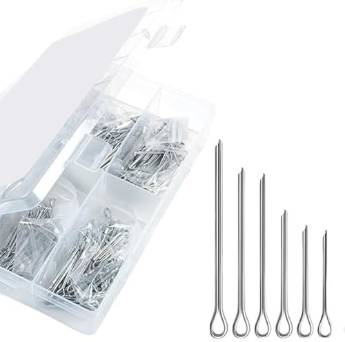 410 Stück Splint Splint Befestigungsstift Für Anhängerkupplungen 6 Größen Traktor Hardware Stift Rostfrei Für Anhängerverriegelung