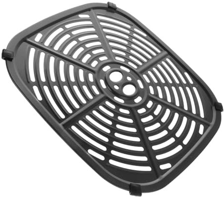 UTHCLO Air Fryer Replacement Grill Pan Tray 22.5x22.5cm Non-Stick Double Basket Accessory Compatible Kitchen Air Fryers for Even Cooking and Easy Cleaning