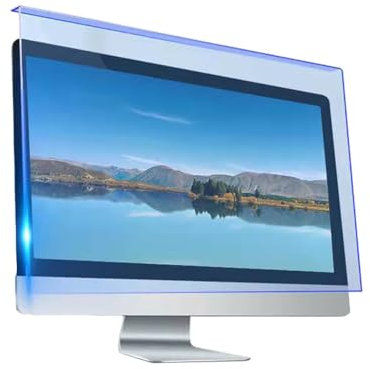 WSDAV Blendschutzfilterfolie für Computerbildschirme, Breitbildrahmen, hängender Typ für 12,5-32 Zoll Diagonal-LED-PC-Monitore, Augenschutz, TV-Bildschirmschutz,24in 16:10