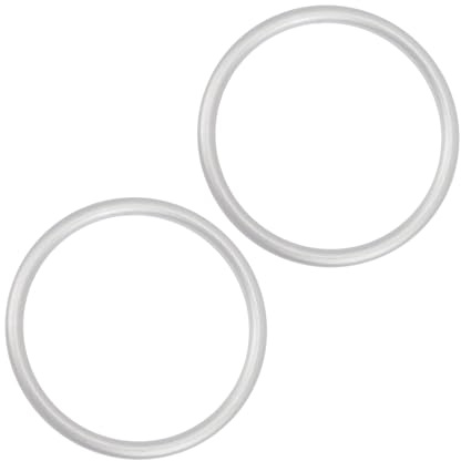 Toyvian 2 Stück Aluminium Tragegurtringe Babytrage Zubehör mit Oxidierter Oberfläche für Neugeborene Geeignet zum Reisen und Einkaufen