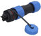 Aviación enchufe de enchufe LP16 Soldadura de 2pin IP68 20A Conector de cable masculino femenino
