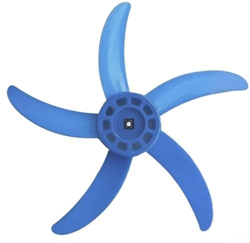 Zoegneer 20 Inch Floor Fan Blade Replacement Parts 5 Blades Mounting Set With 500Mm Diameter 8Mm Center Hole For Standing Wall Fan Home Cooling System