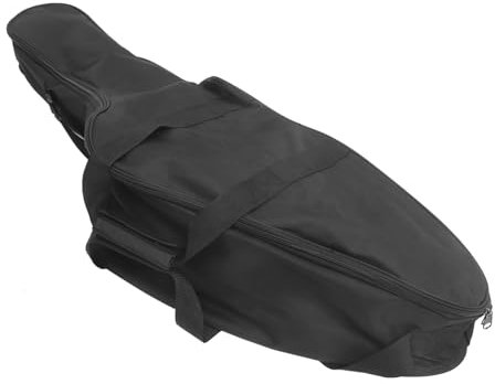 HOMSFOU Durable Oxford Cloth Chainsaw Storage Pouch Spacious Carry Bag for Electric Saws Accessories Versatile Multi Functional Design for Outdoor Use Elegant Black Color