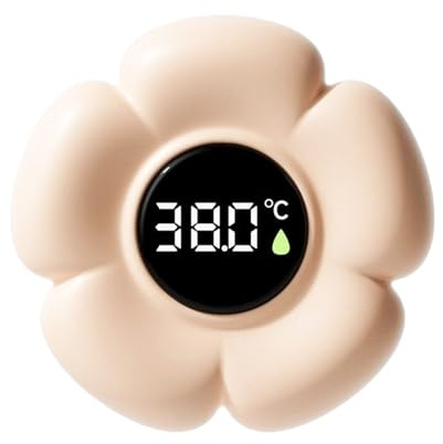 Termómetro Para Bañera, Flotante Digital | Termómetro Digital para Bañera Impermeable con Forma de Flor y Pantalla LED | Para Uso De Niños En El Hogar, Baño, Ducha Y Piscina