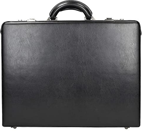 D & N Tradition Aktenkoffer Leder 46 cm, Schwarz