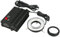 AmScope LED-80MB 80-LED Mikroskop Ringlicht mit Metallgehäuse und Adapter, schwarz