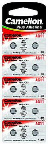 Alkaline-Knopfzelle CAMELION AG11 1,5V, 10er-Blister