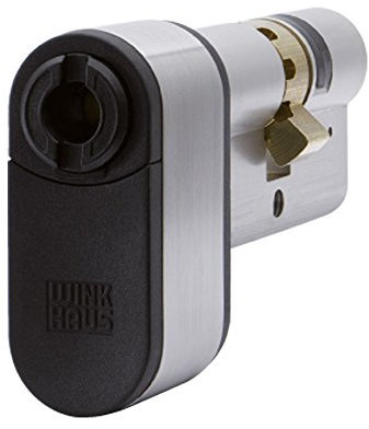 Winkhaus Elektronischer Doppelprofilzylinder für die Außentür für blueCompact Schließanlage Länge 30/35, BOS21V12TN3035N