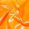 TOLKO Glanz Satin | Modestoff Dekostoff Kostümstoff Stoffe zum Nähen Meterware Dekorieren | Gardinenstoff Vorhangstoff Hochzeitsstoff Glitzer Satinstoffe/Nähstoffe 110cm breit (Orange)