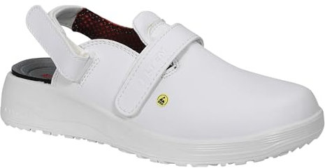 ELTEN Clog Mia White ESD OB, Damen, Textil, leicht, klassisch 39, Weiß
