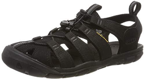 KEEN Women's Clearwater CNX SANDAL,Black/Black, 3UK