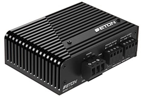 ETON Micro 250.4 – sehr kompakte 4-Kanal Endstufe, Class-D Digital Verstärker, perfekt für PKWs und Reisemobile