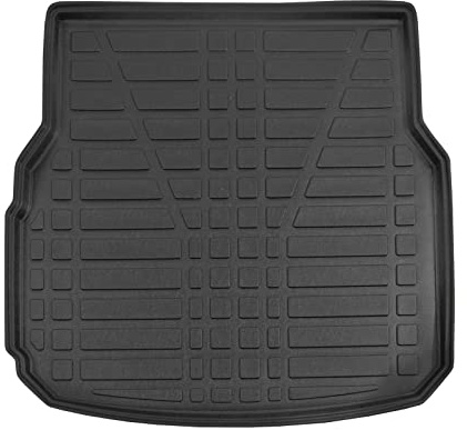 | Bandeja para Maletero Compatible con Clase C S204 Estate 2007-2014, con Borde Alto, Estriado, Enrollable, Negro