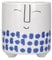 KitchenCraft Vaso per piante da interno per erbe, cactus, succulente o piccole piante da appartamento, Dolomite, blu a chiazze, 10 x 10 x 11 cm