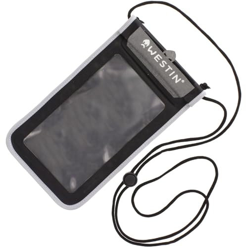Westin W6 Dry Pouch 23x13cm - Handytasche für Angler, Handyhülle für Bootsangler, wasserdichte Tasche für Handys