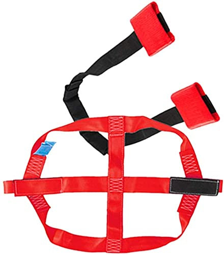 Oldbones - Cinghia universale da moto per ruota anteriore e posteriore, cinghia di fissaggio per trasporto, colore: rosso